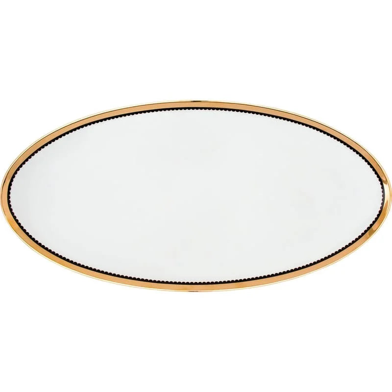 Saturn plat 52cm - Maison porcel  | Porcelaine