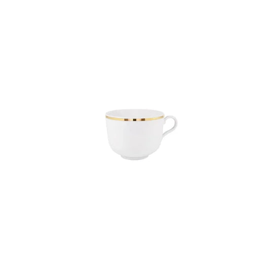 Gold tasse à thé 28cl - Maison porcel  | Porcelaine