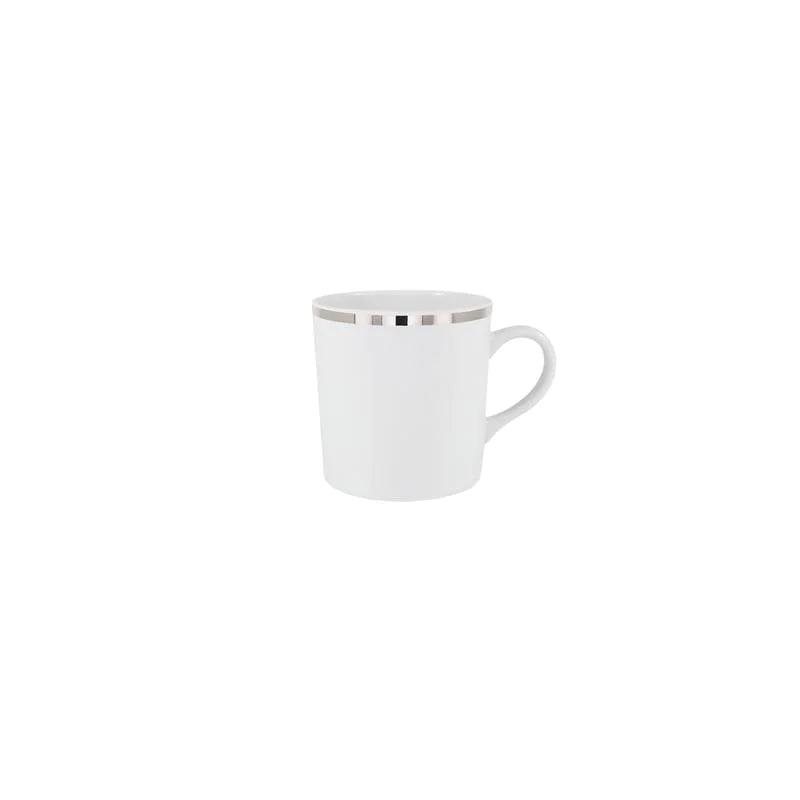 Silver mug 35cl - Maison porcel  | Porcelaine