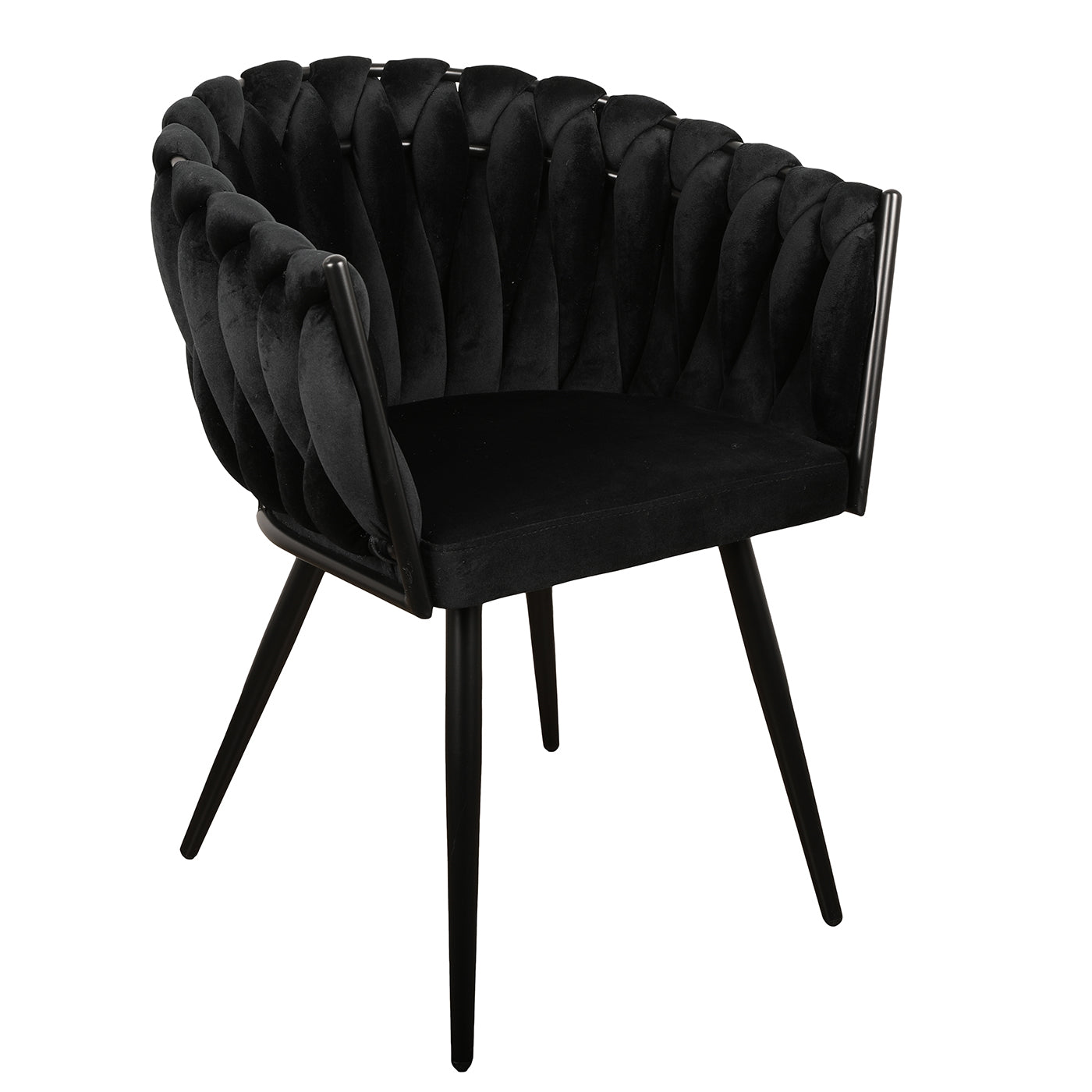 Chaise Wavee noir - Maison porcel  | Porcelaine