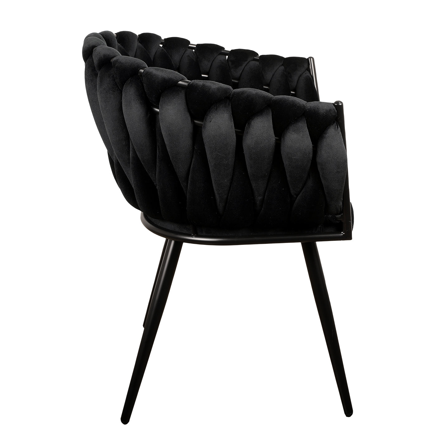 Chaise Wavee noir - Maison porcel  | Porcelaine