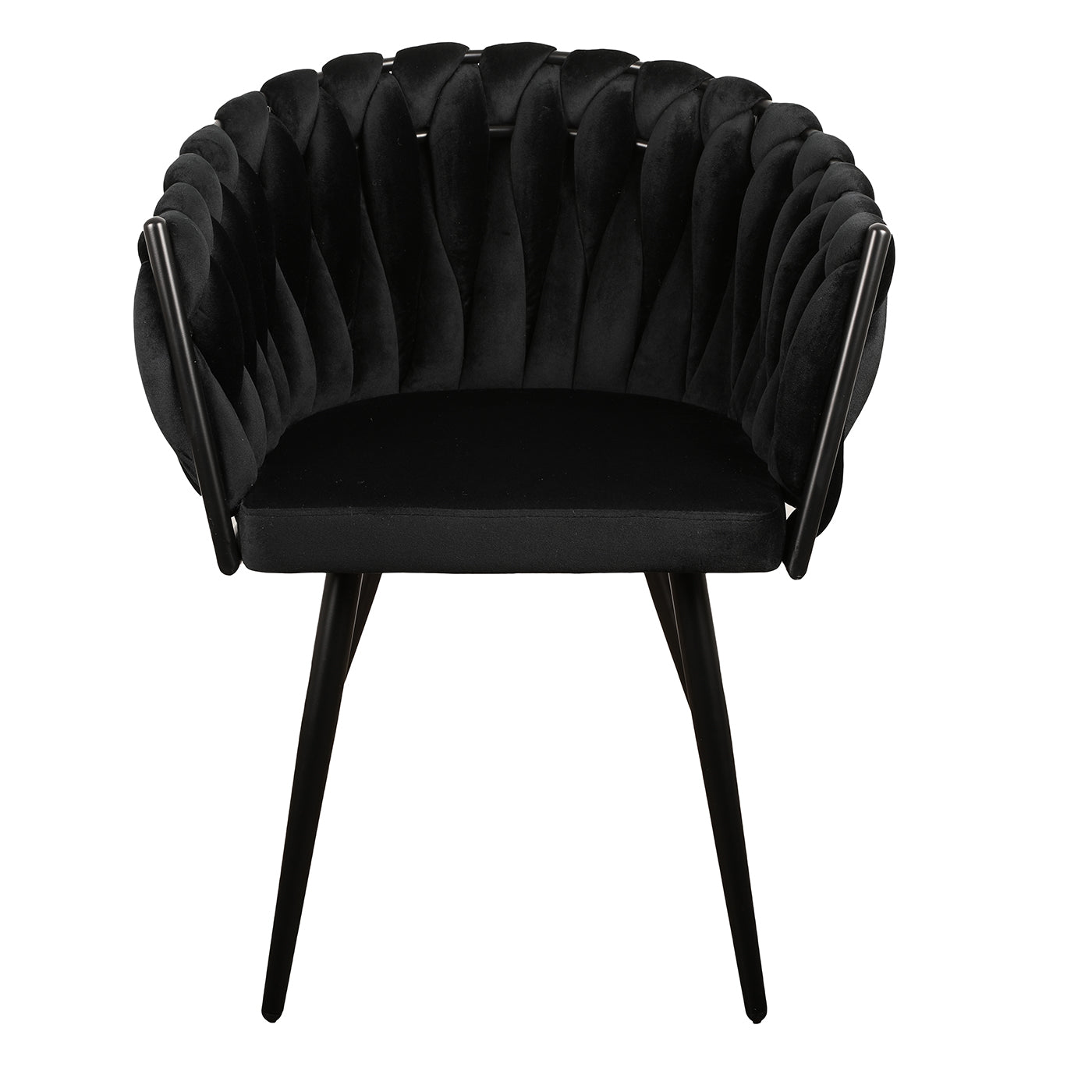 Chaise Wavee noir - Maison porcel  | Porcelaine