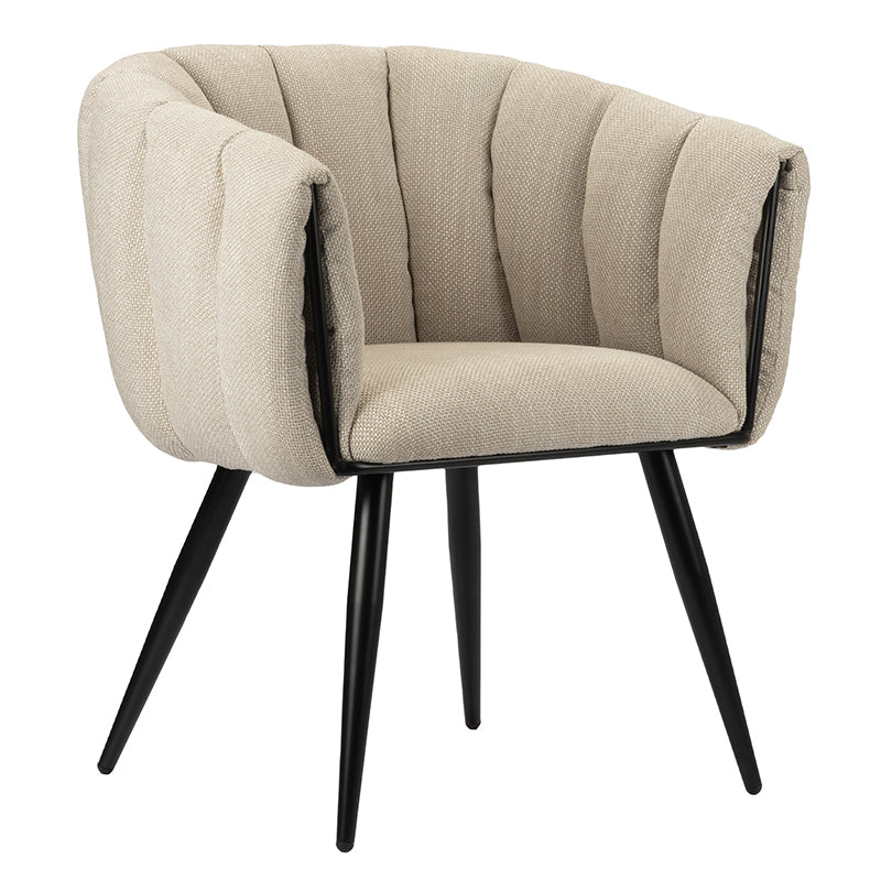 Chaise breez crème - Maison porcel  | Porcelaine