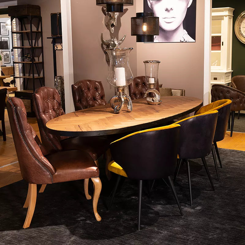 Table eclipse rectangle bois configurable - Maison porcel  | Porcelaine
