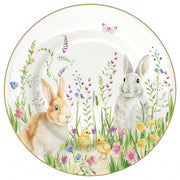 Assiette à dessert en porcelaine - Happy Easter