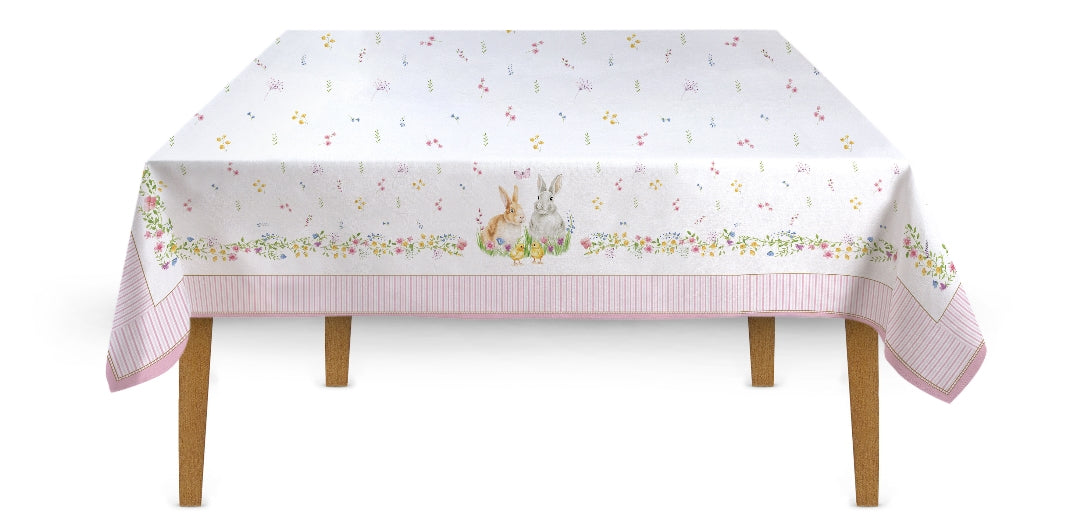 Nappe en 100% coton 180cm - Happy Easter