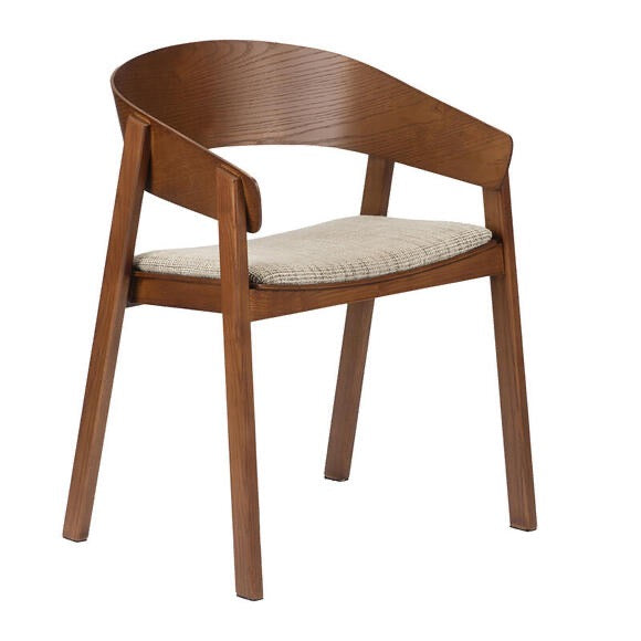 Fauteuil Edo Wooden - Reddish