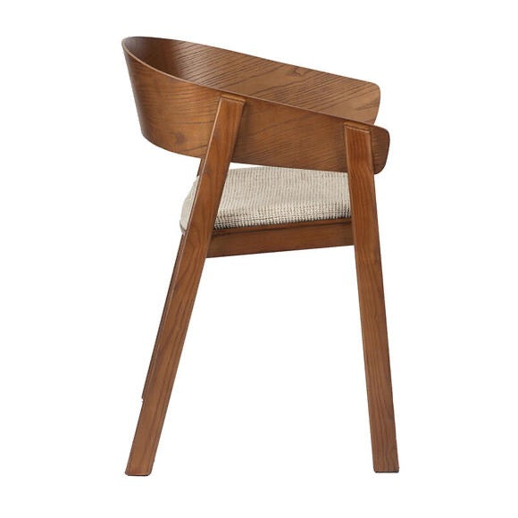 Fauteuil Edo Wooden - Reddish