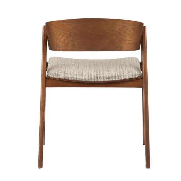 Fauteuil Edo Wooden - Reddish