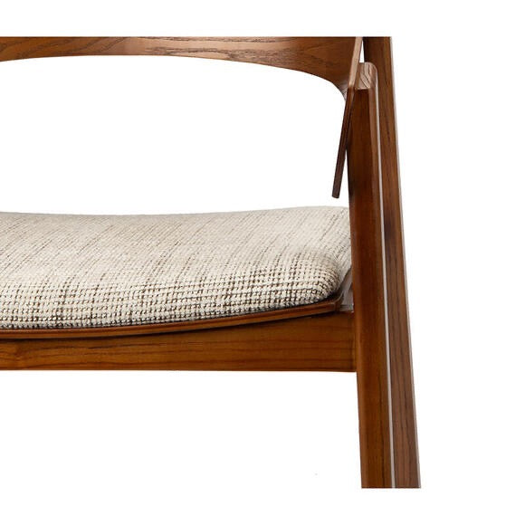 Fauteuil Edo Wooden - Reddish