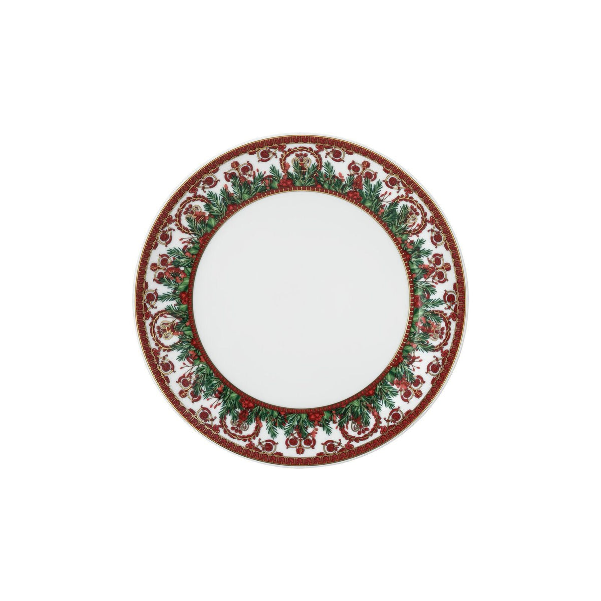 Assiette à dessert porcelaine - I love baroque holiday