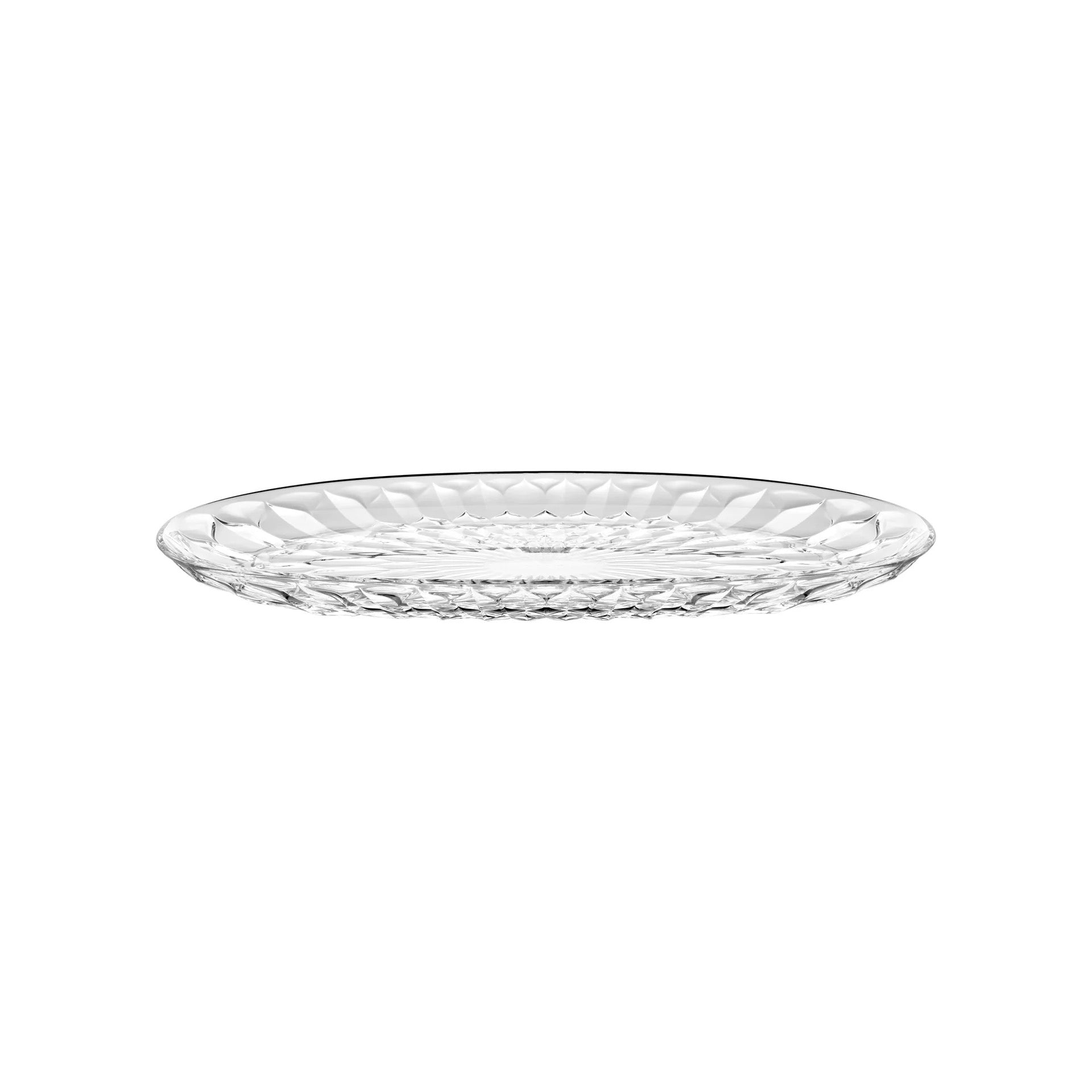 Grand plat 45cm acrylique - Vanity transparent