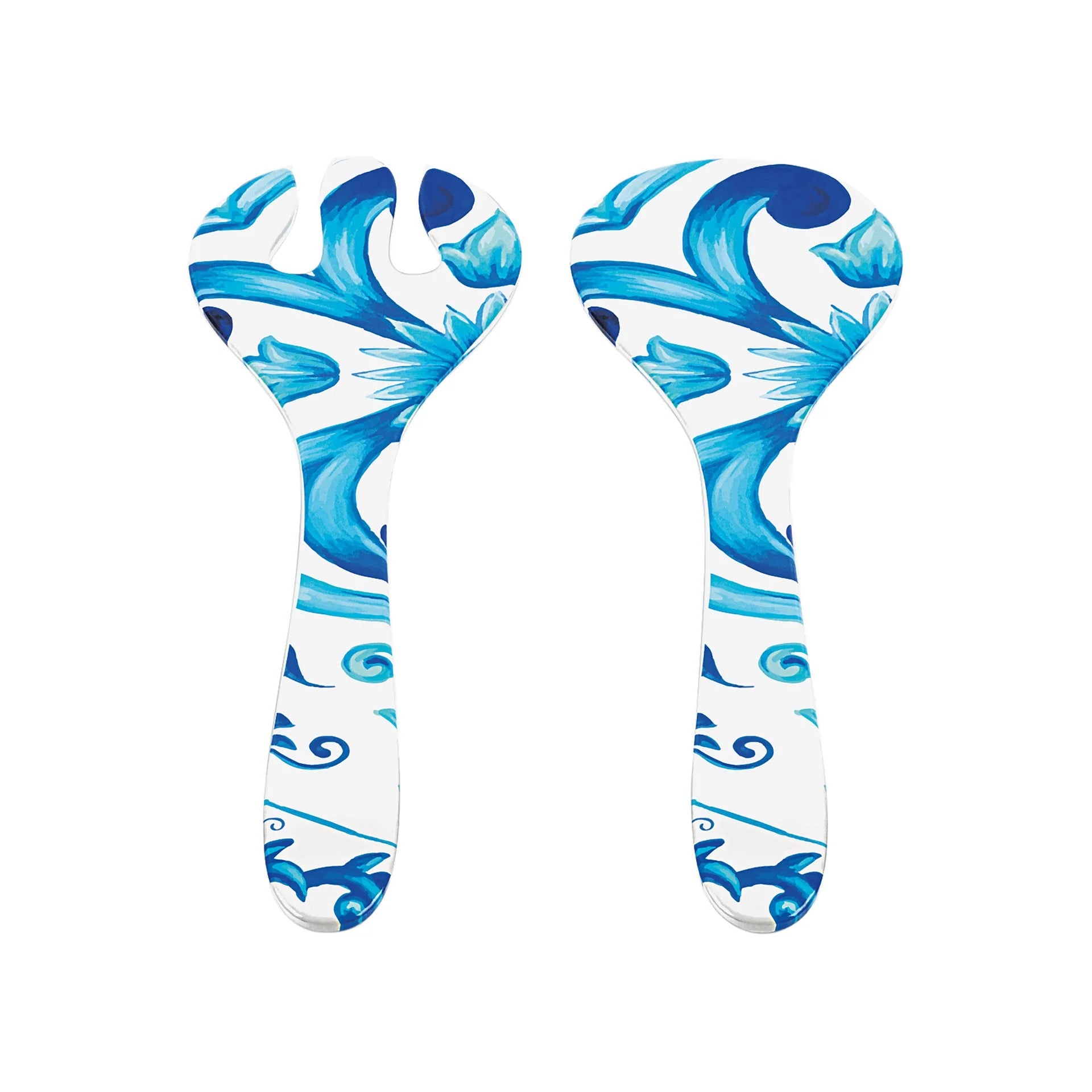 Couvert à salade en mélamine - Blues