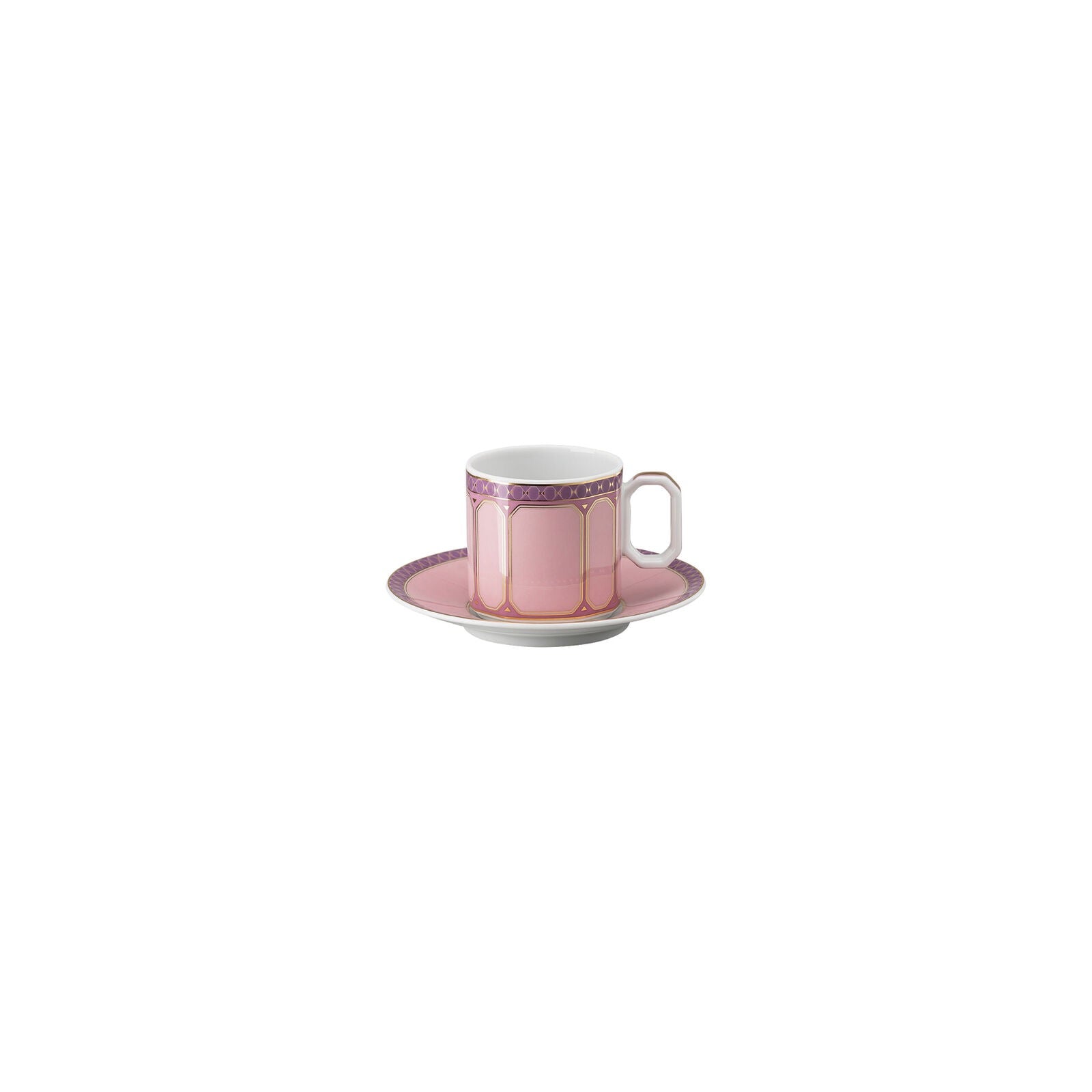 tasse à café en porcelaine - Signum rose Swarovski