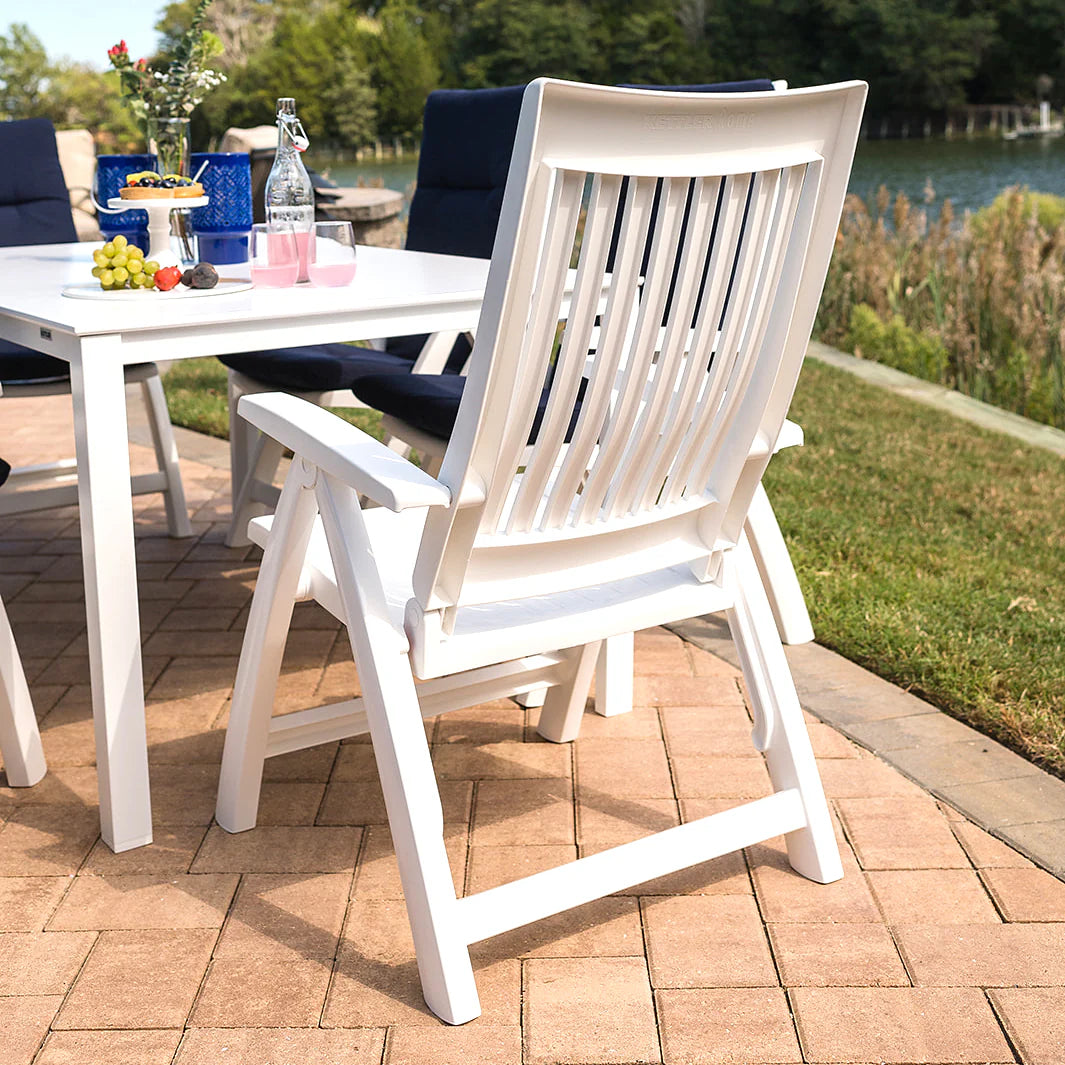 Fauteuil pliant blanc Kettler - Roma