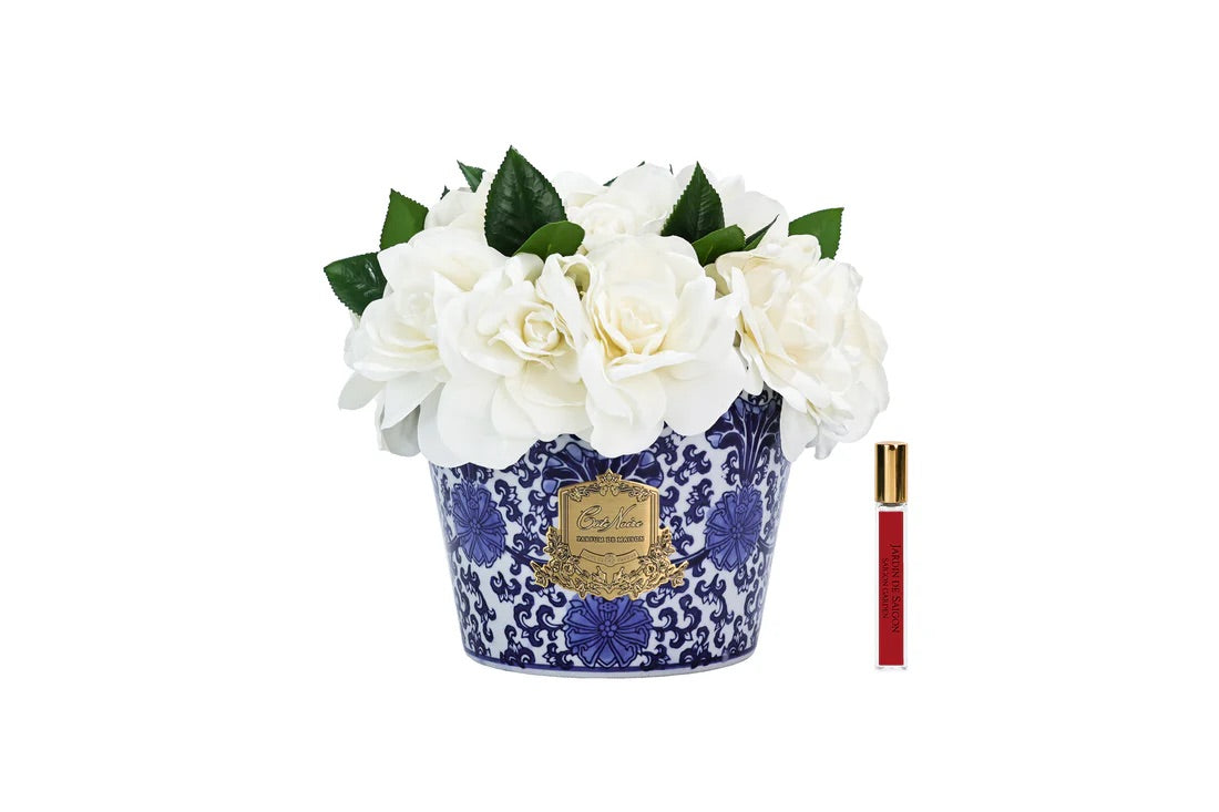 White gardenia bouquet - Large vintage format