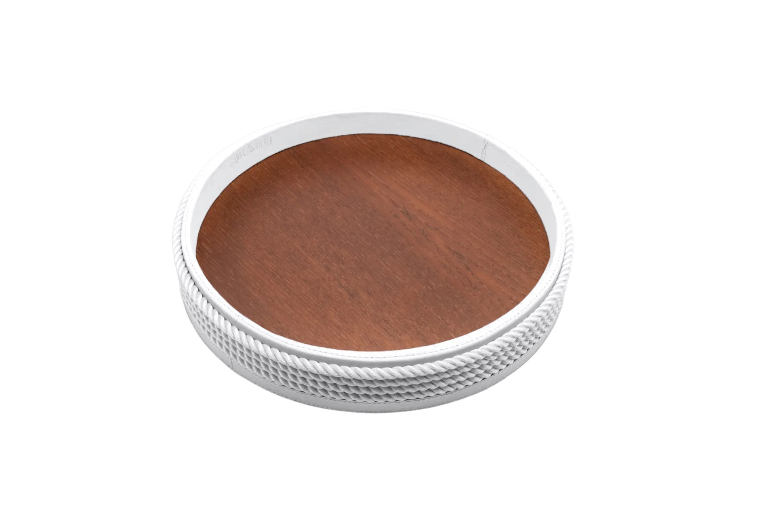 Plateau rond 45cm blanc - Maison porcel  | Porcelaine