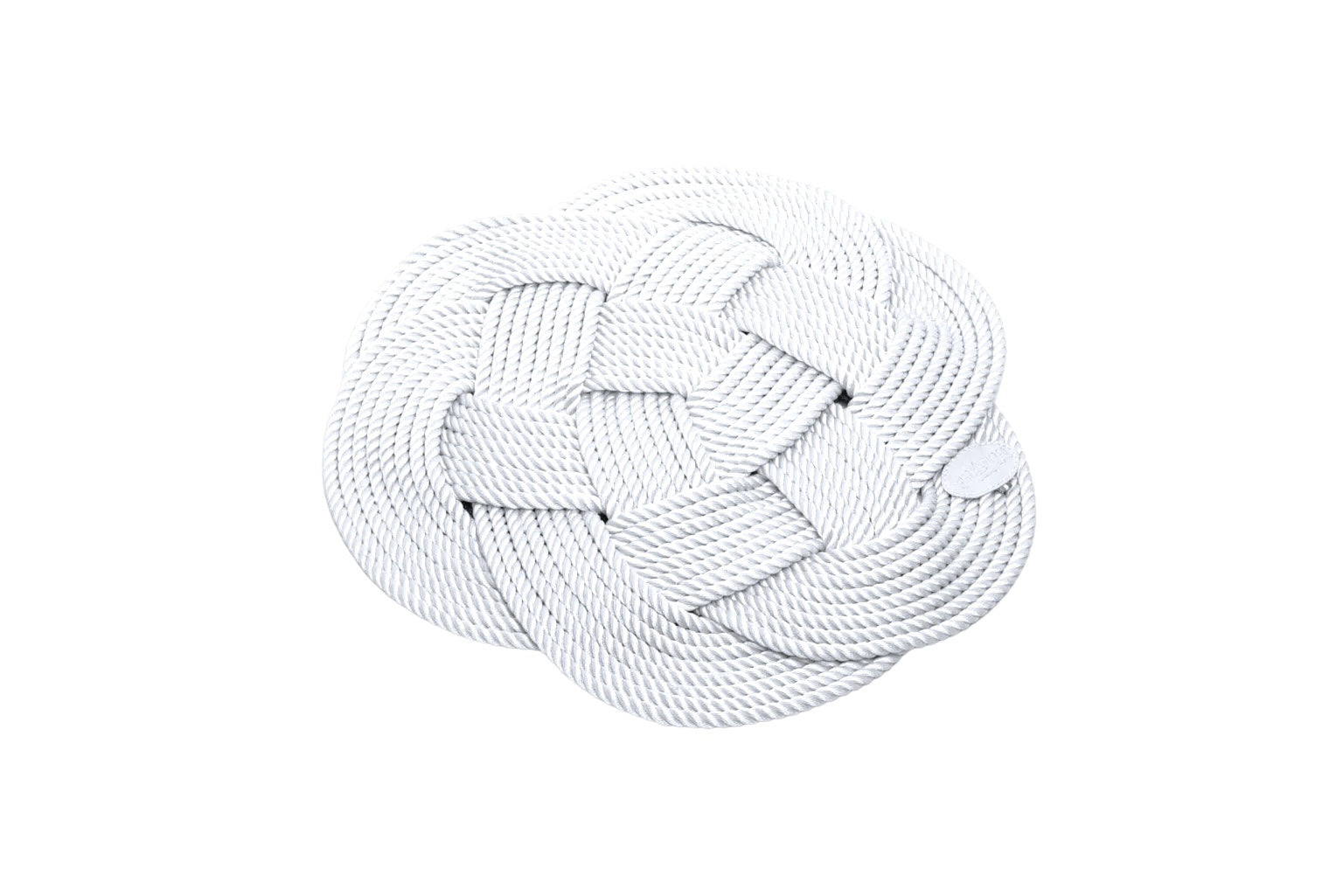 Napperon rond 50cm blanc - Maison porcel  | Porcelaine