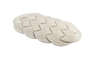 Maxi napperon 75cm crème - Maison porcel  | Porcelaine