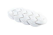Maxi napperon 75cm blanc - Maison porcel  | Porcelaine