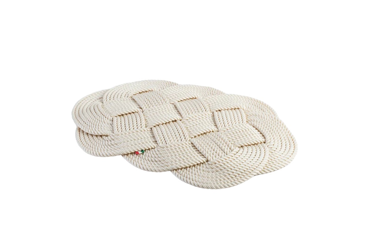 Napperon 60cm crème - Maison porcel  | Porcelaine