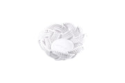 Moyen panier 26cm blanc - Maison porcel  | Porcelaine