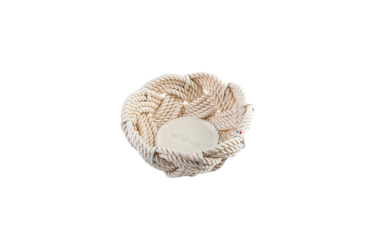 Moyen panier 26cm crème - Maison porcel  | Porcelaine