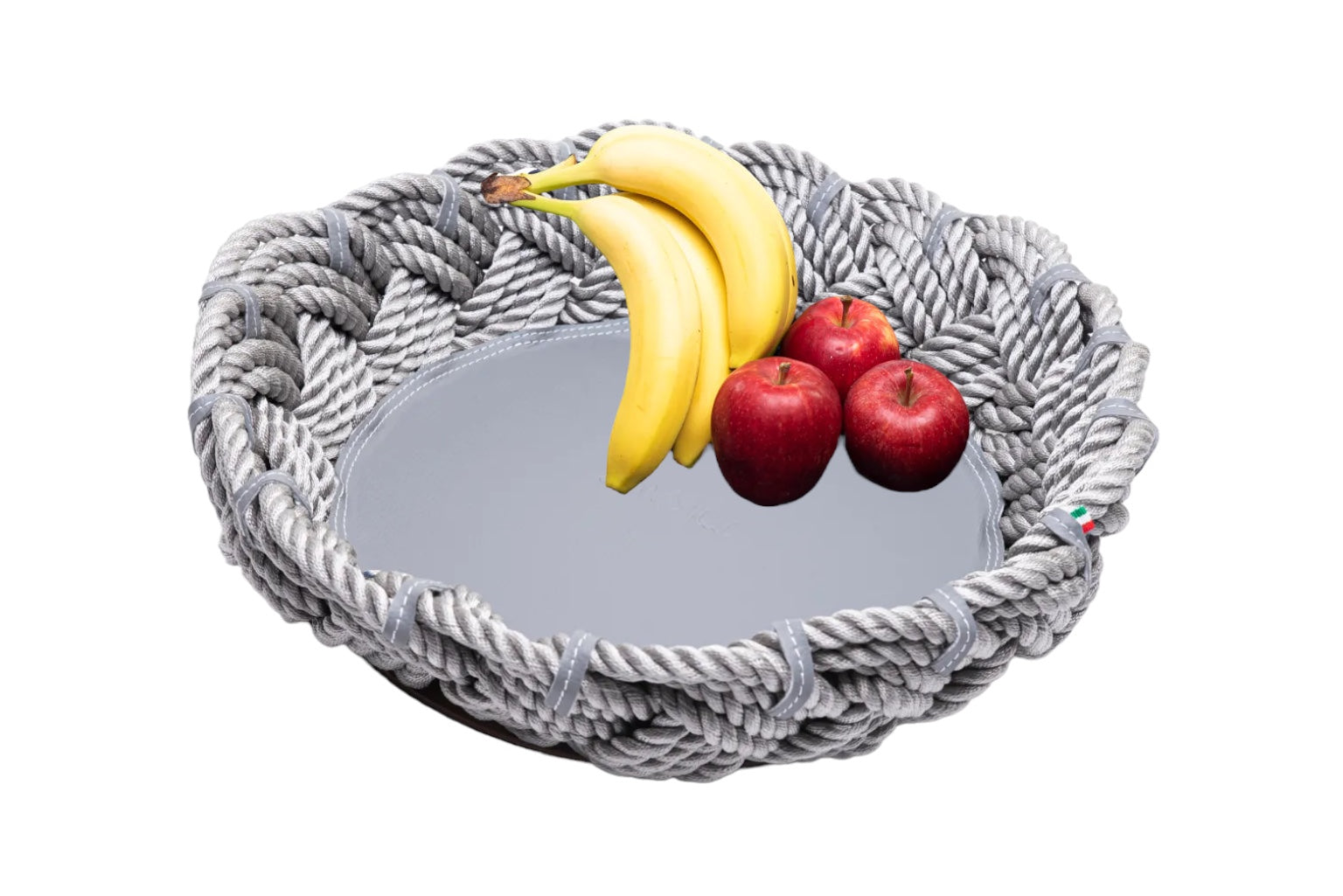 Maxi panier à fruit 42cm gris - Maison porcel  | Porcelaine