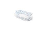 Panier ovale 31cm blanc - Maison porcel  | Porcelaine