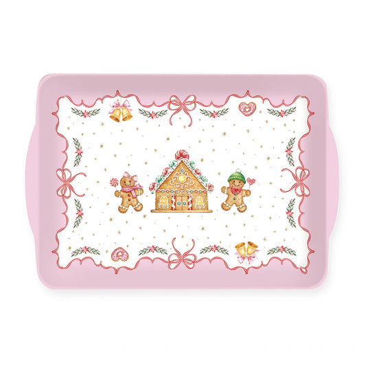 Plateau en melamine 33x22 cm - Sweet christmas