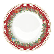 Assiette plate de Noël en porcelaine – Christmas Teddy