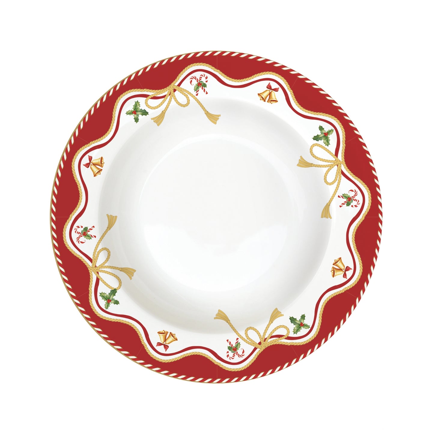 Assiette creuse en porcelaine Christmas Tale