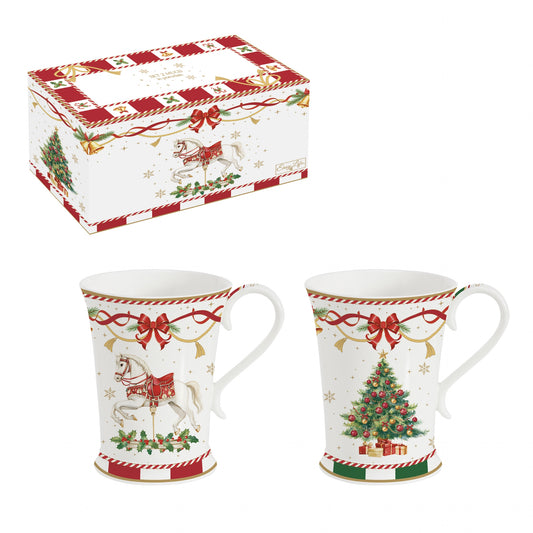 Coffret 2 mugs en porcelaine - Christmas Tale