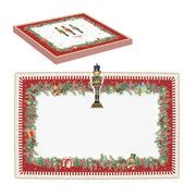 Plat à cake de Noël en porcelaine – Christmas Teddy