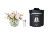 Bouquet Summer Rond – fleurs réalistes rose