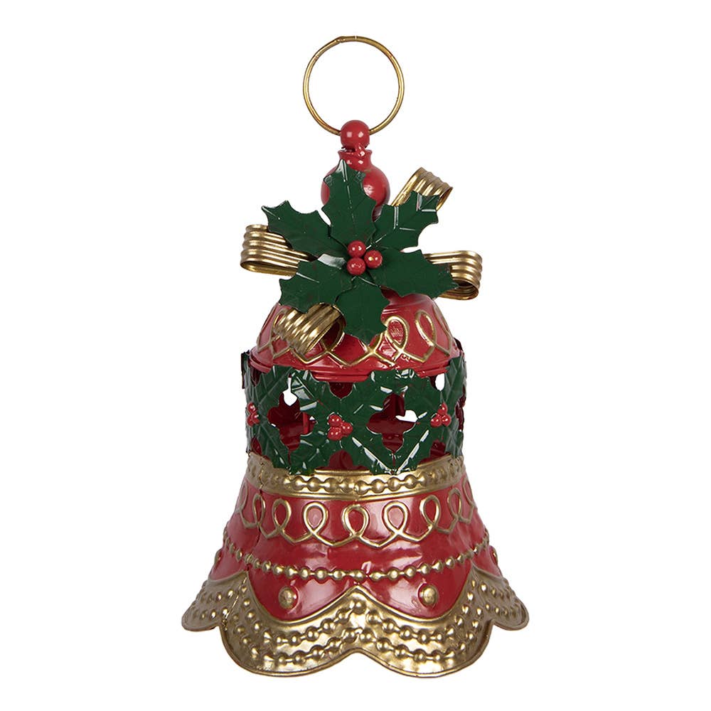 Cloche de Noël - 29 cm rouge