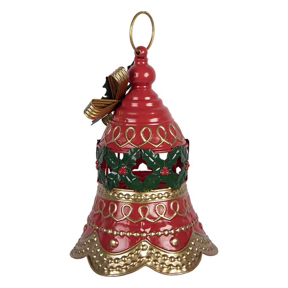 Cloche de Noël - 29 cm rouge