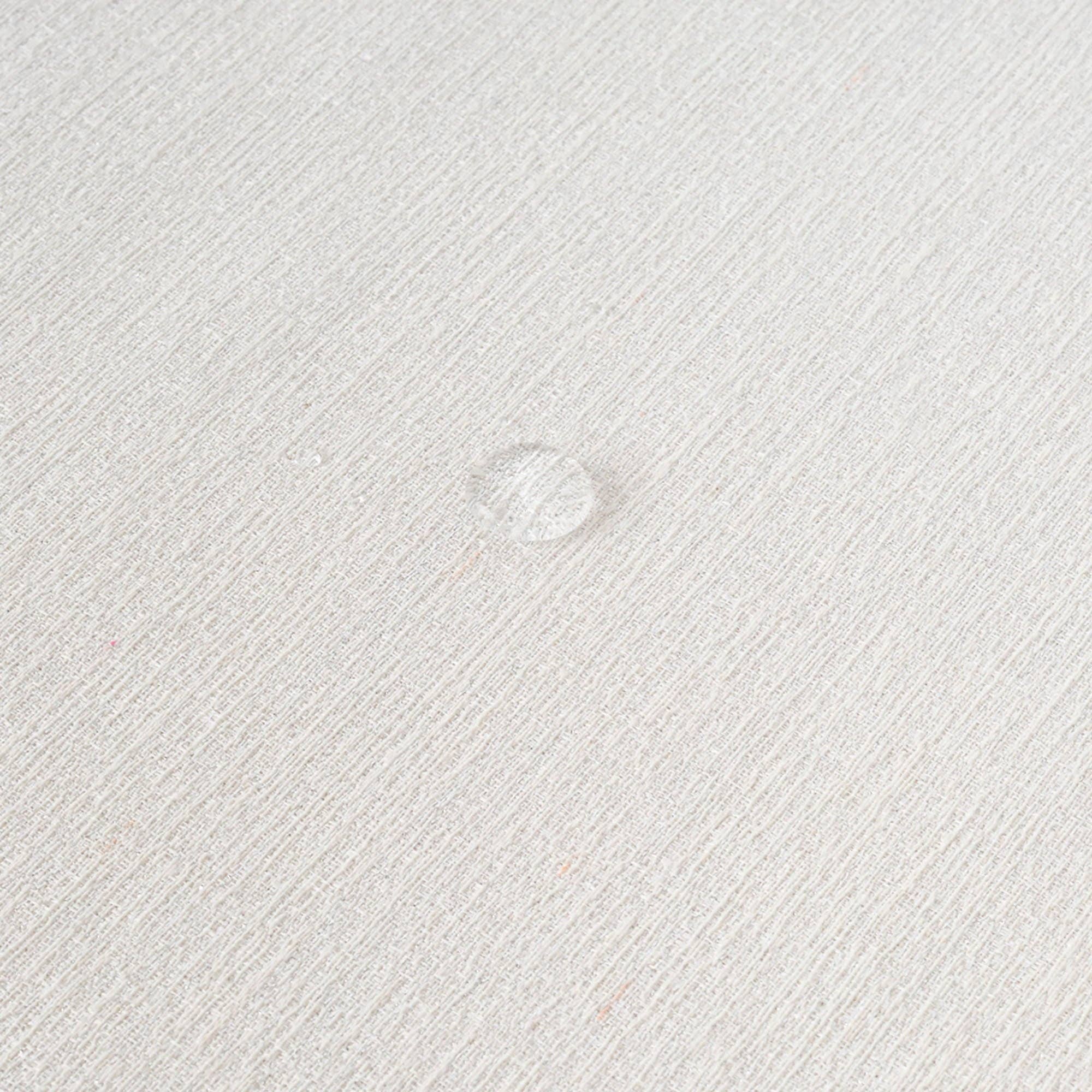 Nappe jacquard naturel fil argenté