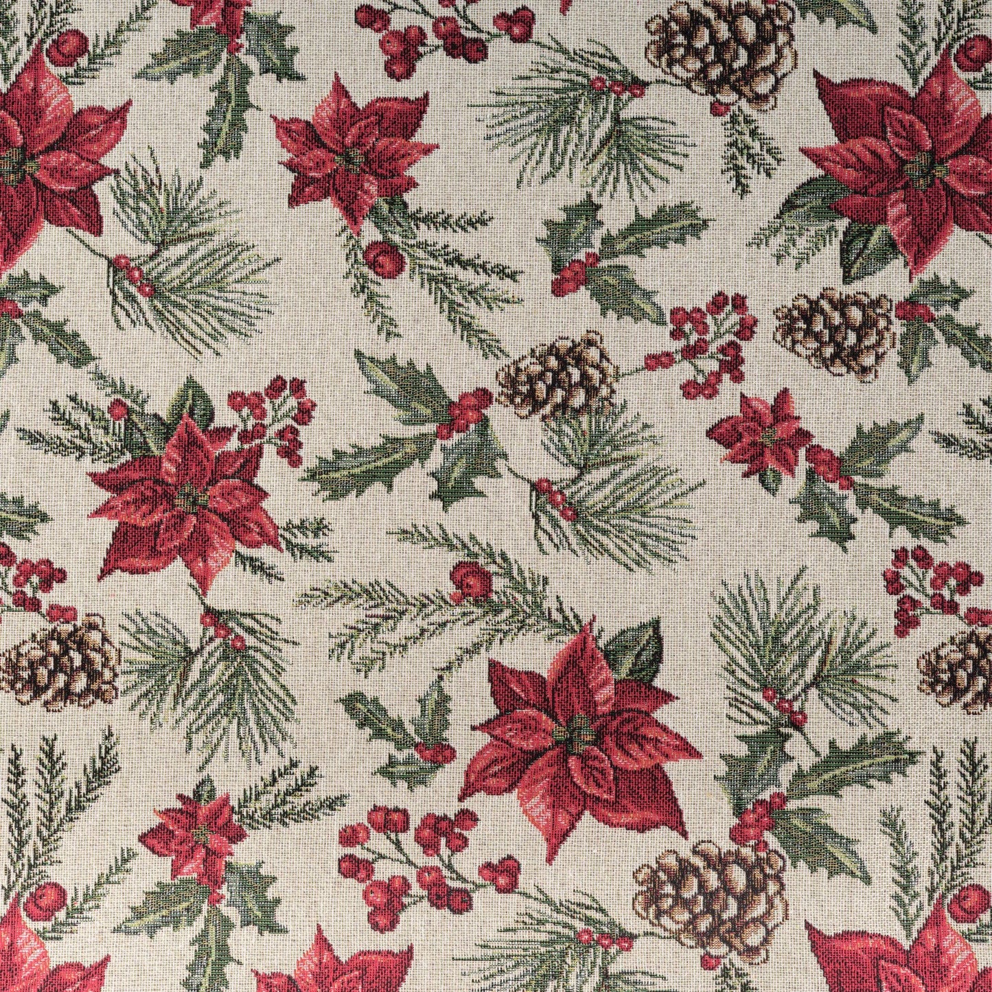 Nappe Anti-Taches – Poinsettia 220 cm