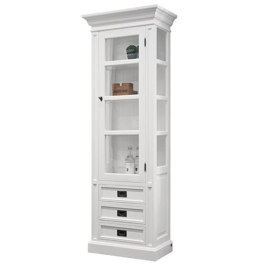 Vitrine Cambridge blanche 70cm