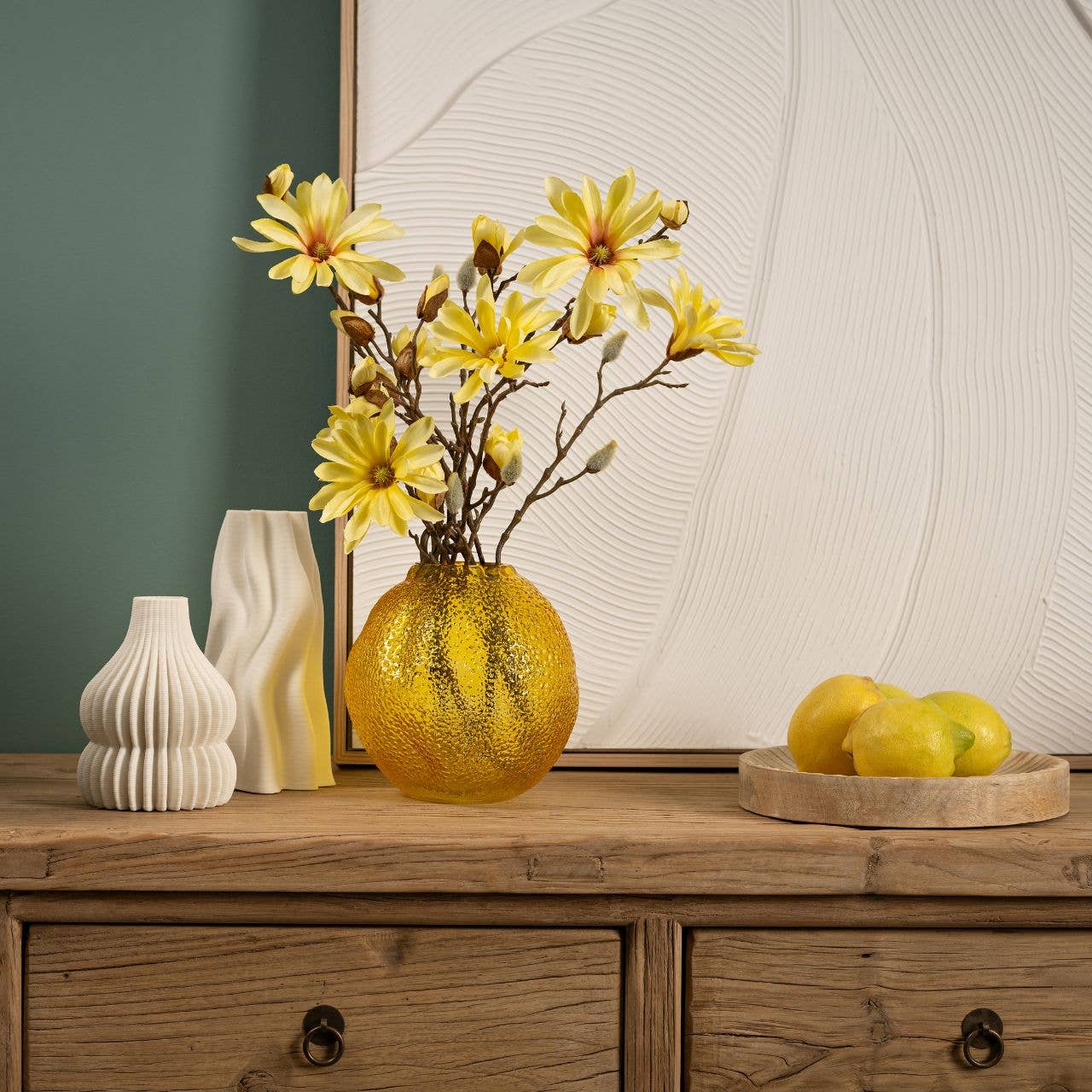 Vase "Léa" en Céramique Blanche