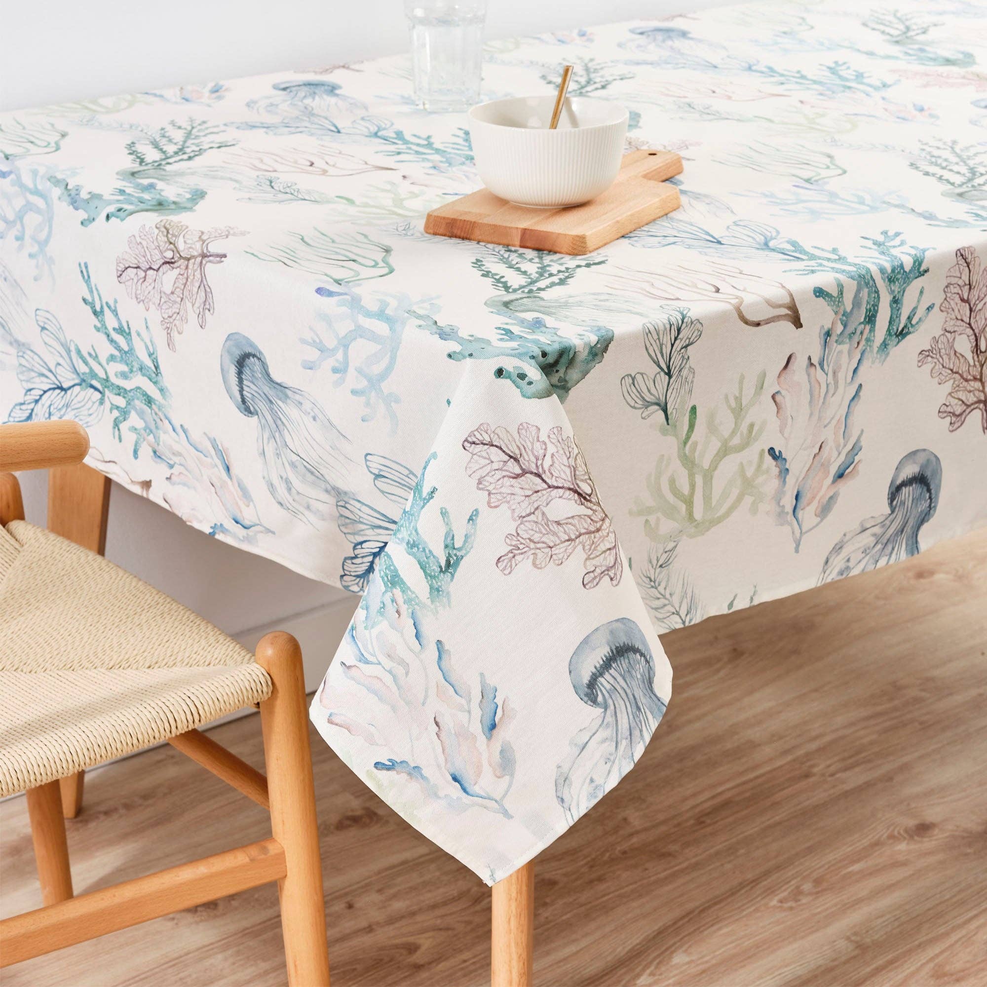Nappe anti taches 200 x 140 cm - Corail