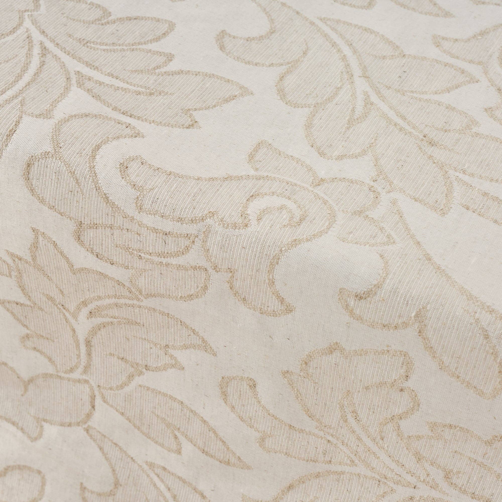 Acacia tablecloth in stain-resistant jacquard linen