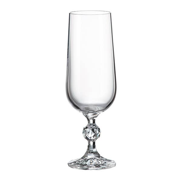 flûtes Matignon 18cl en cristallin - Maison porcel  | Porcelaine