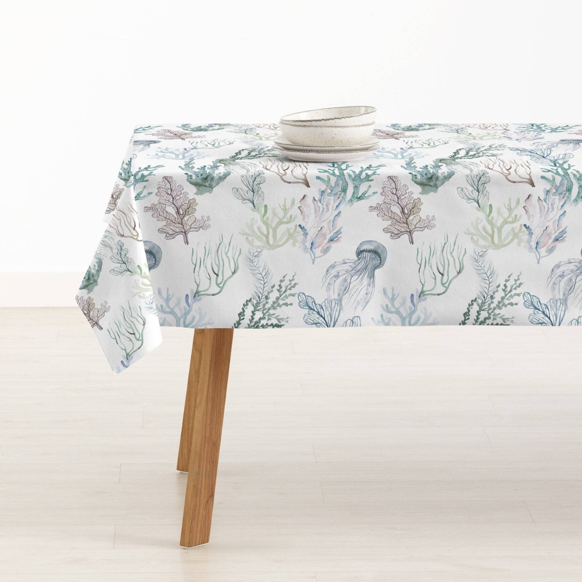 Nappe anti taches 200 x 140 cm - Corail