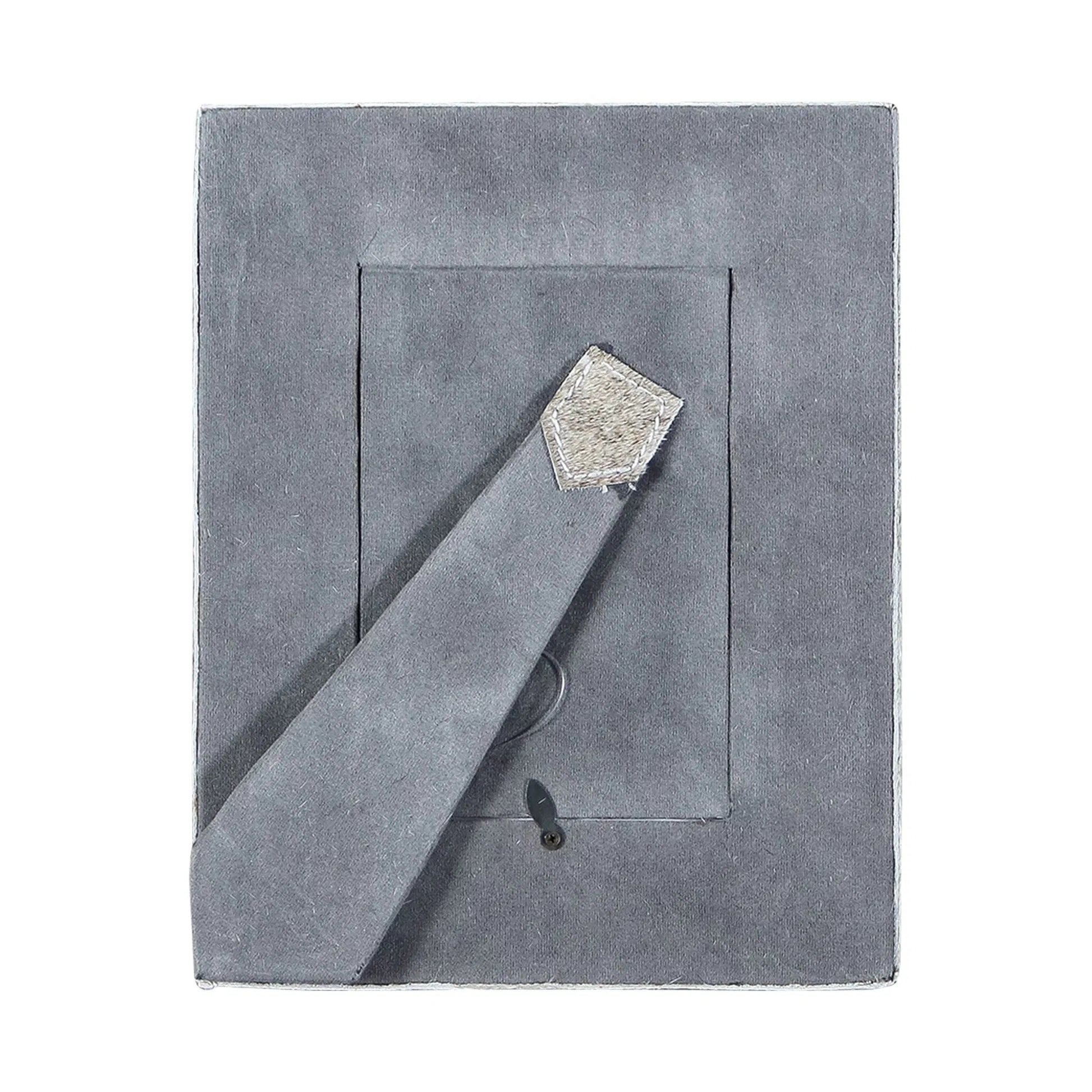 Cadre fourrure gris - Maison porcel  | Porcelaine