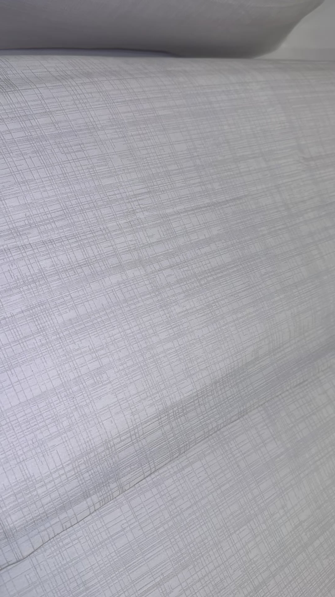 Load video: Irreverence grey duvet cover