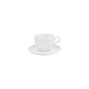 Tasse à thé en porcelaine fine White Tears - Maison Porcel
