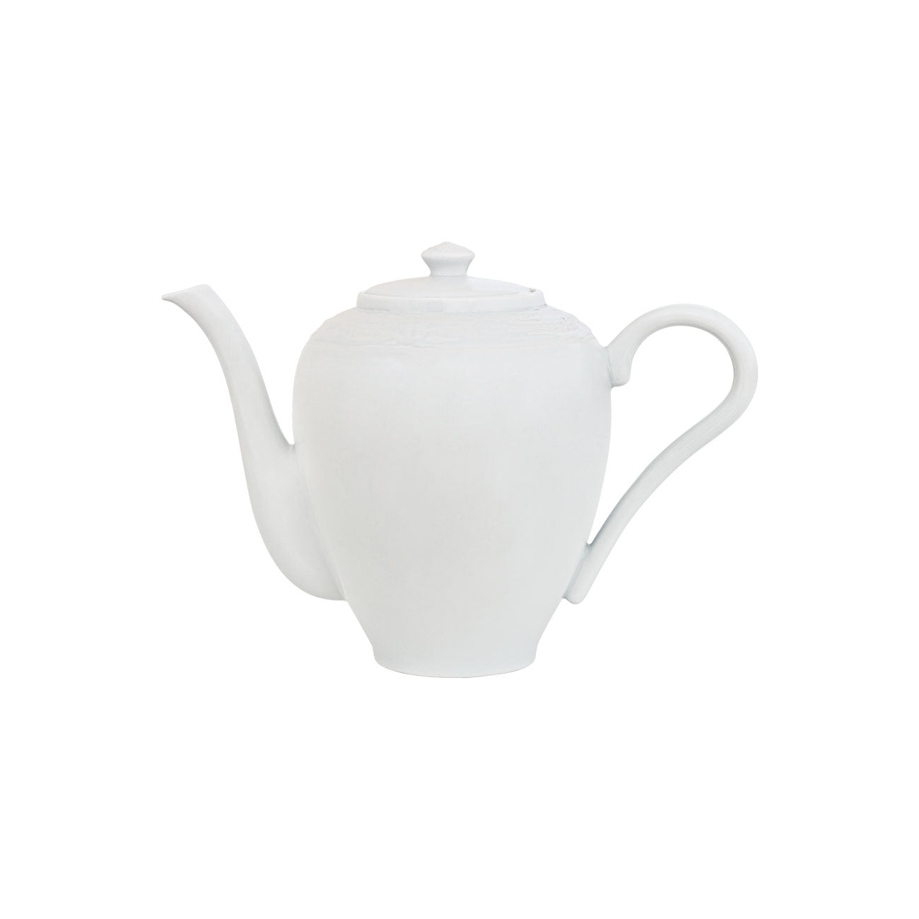 Théière en porcelaine fine White Tears - Maison Porcel

