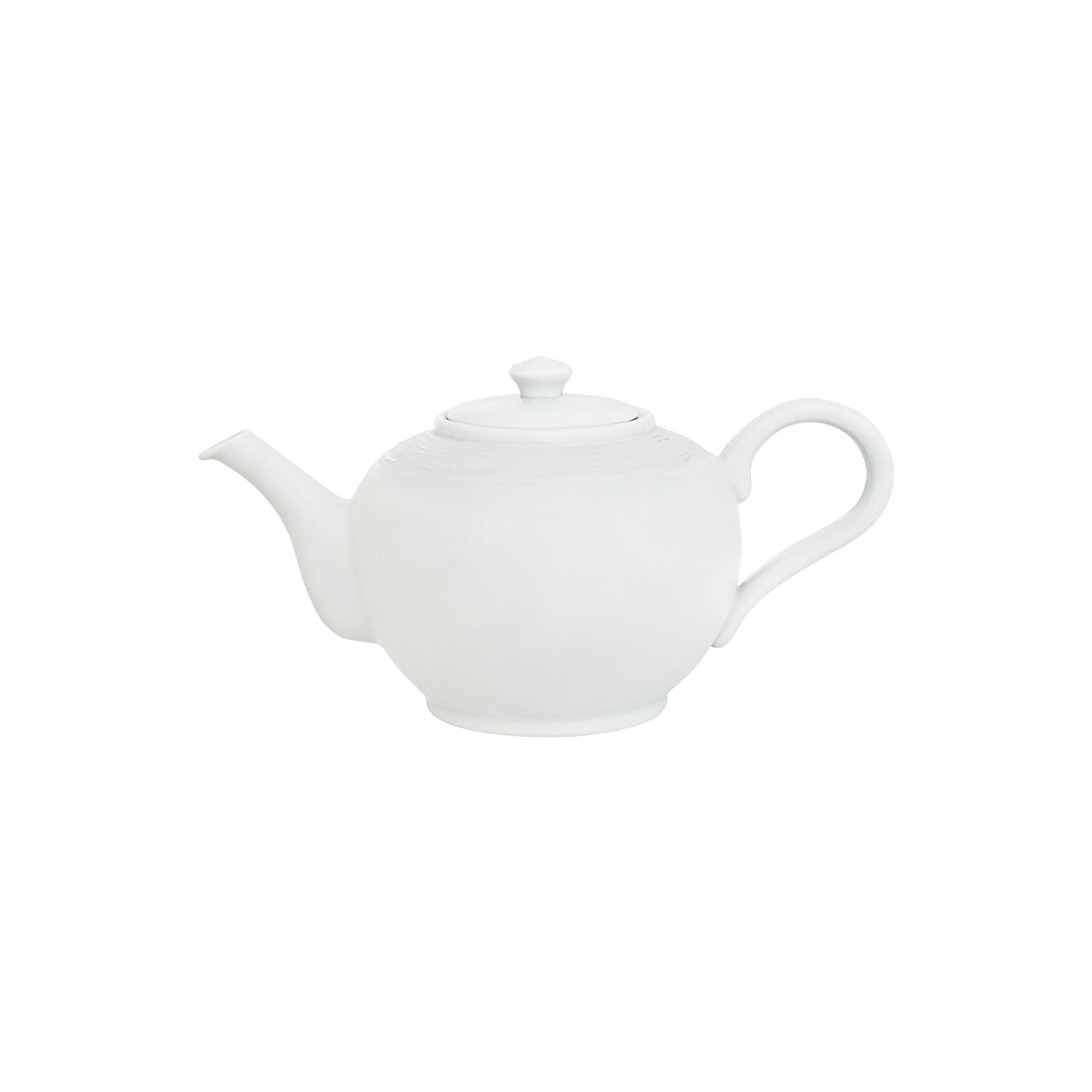 Théière en porcelaine fine White Tears - Maison Porcel